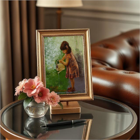 Girl with a watering can - Image 2