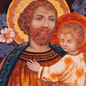 St Joseph with the child Jesus
