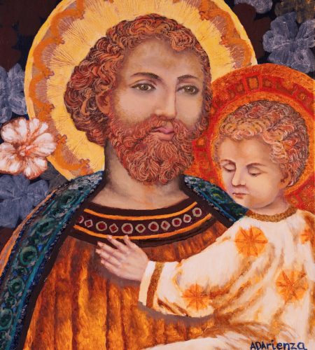St Joseph with Jesus